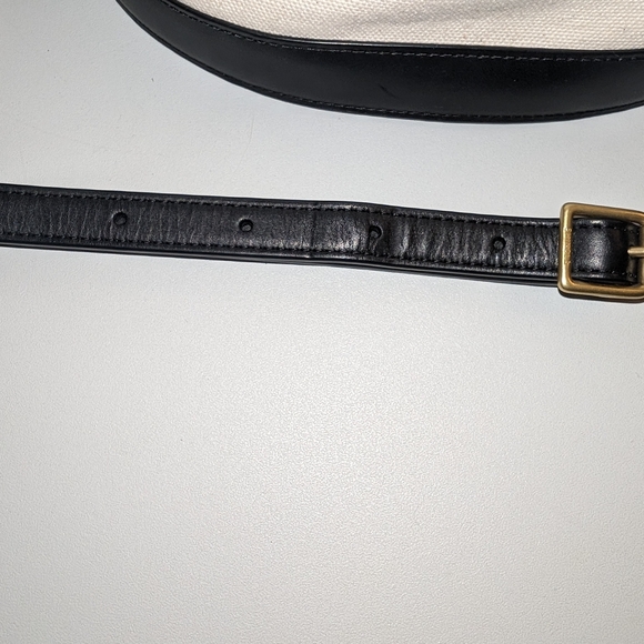 Shinola Birdy Bucket Bag Canvas with Black Leather Details - Picture 8 of 8